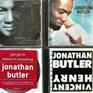 Jonathan Butler 4 CD Bundle Promos Vince Henry Tour Sampler Sngls Edit 1988-2010